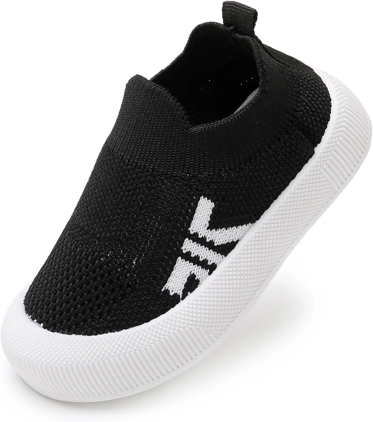 SOFMUO Baby Boys Girls Toddler Sneakers Kids Lightweight Knit Walking Shoes Mesh Breathable Tennis Trainers Shoe 1-3 Yrs