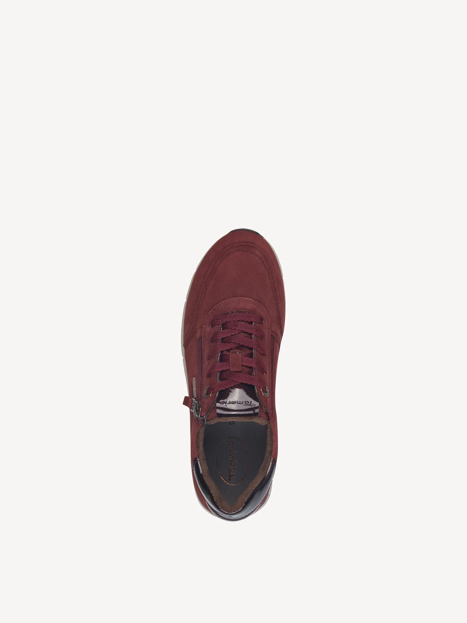 Tamaris Women's 8-83706-43 Leather Lace-Up Shoes Merlot