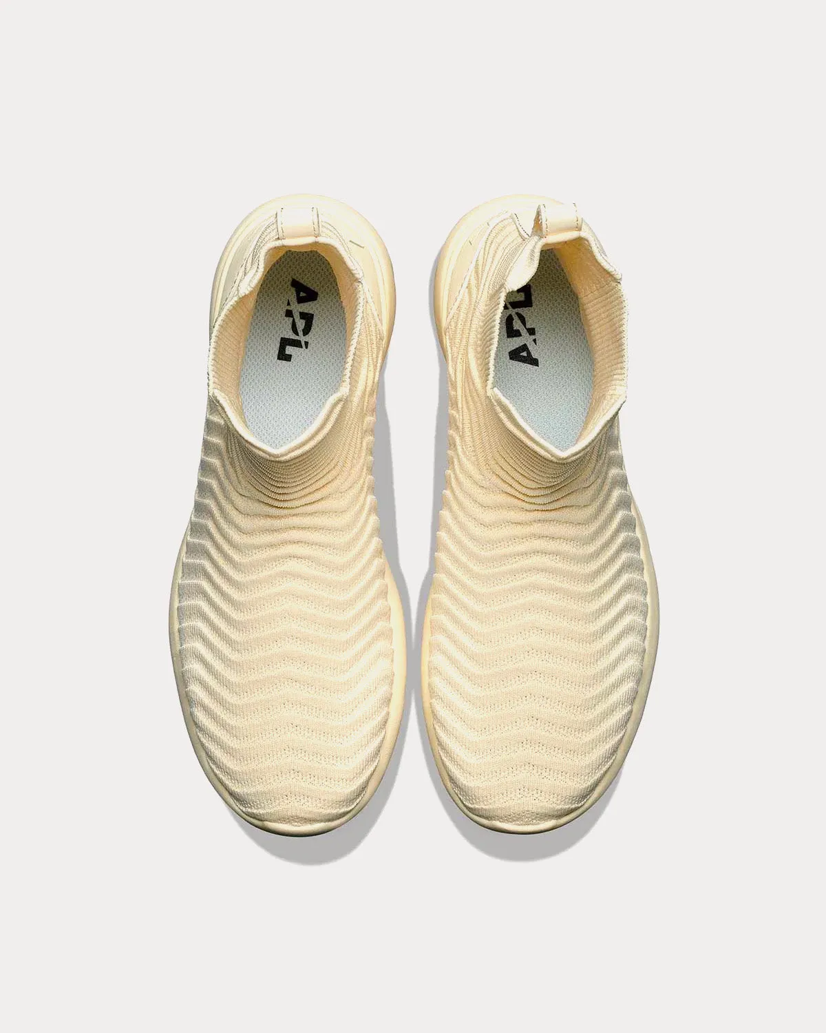 TechLoom Chelsea Vanilla High Top Sneakers