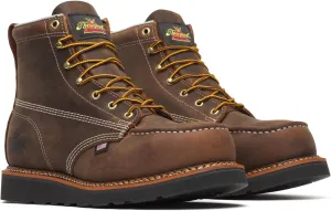 Thorogood Men's American Heritage 6" Moc Toe Wedge Safety Industrial Boot