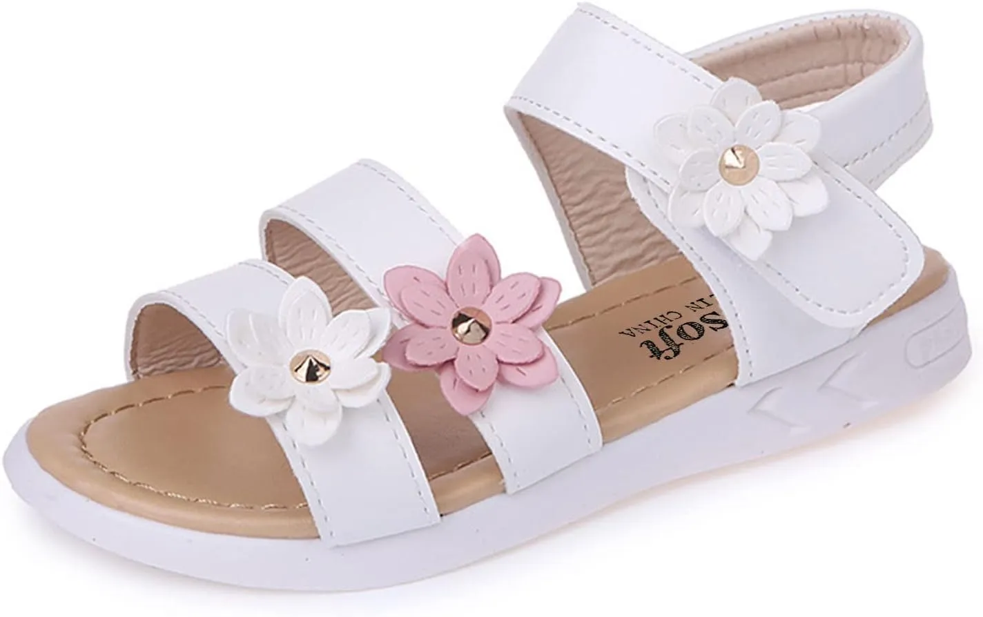 Toddler Girls Rubber Non-Slip Sandals Kids Flower Shoes Baby Baby Shoes Baby Girl Booties