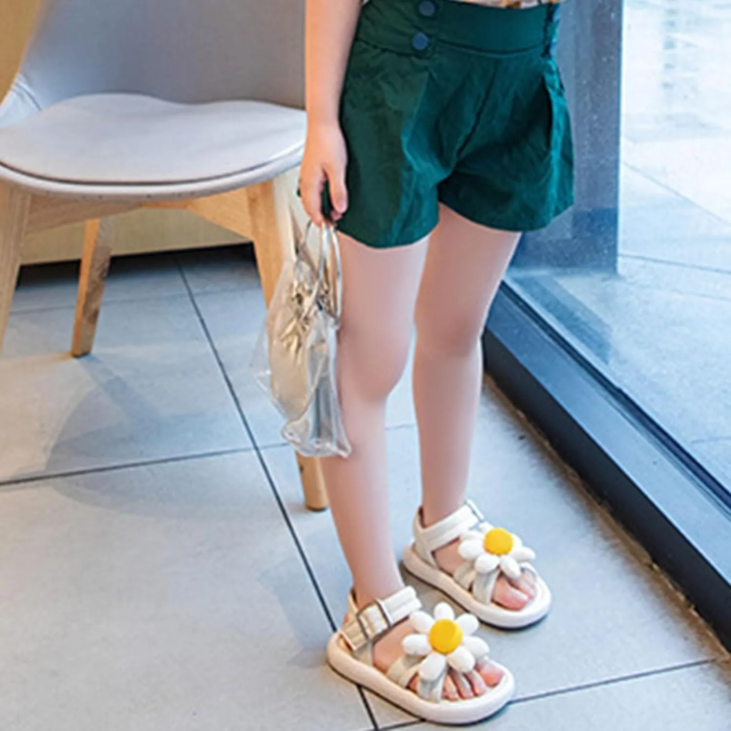 Toddler Summer Shoes Children's Soft Sole Shoe Pearl Decoration Fashion Girls' Bow Princess Shoes Soft Sole Baby Shoe