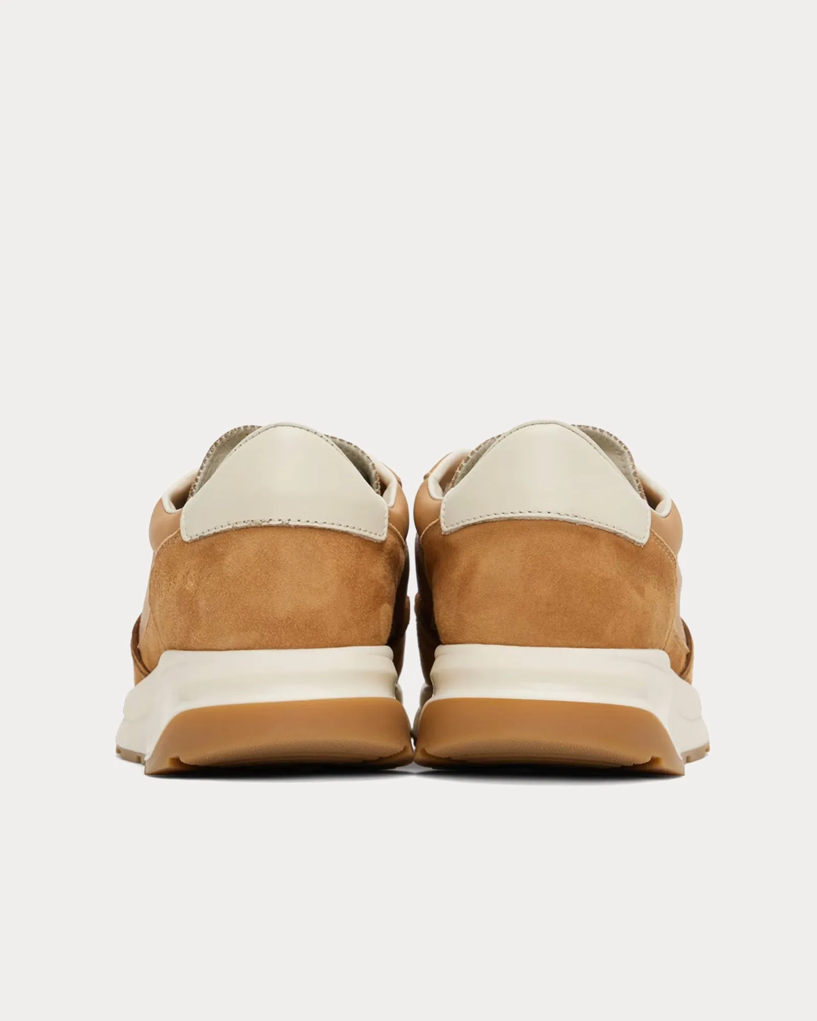 Track 80s Tan Low Top Sneakers