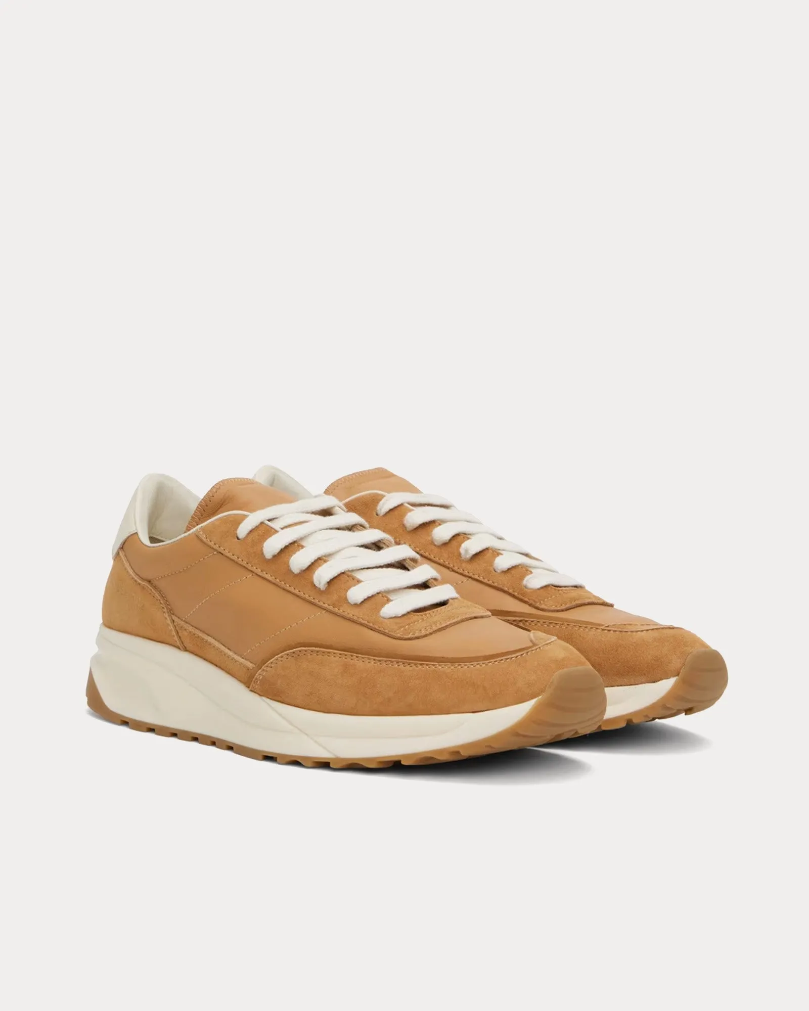 Track 80s Tan Low Top Sneakers