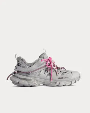 Track Trail Laces Grey / Pink Low Top Sneakers