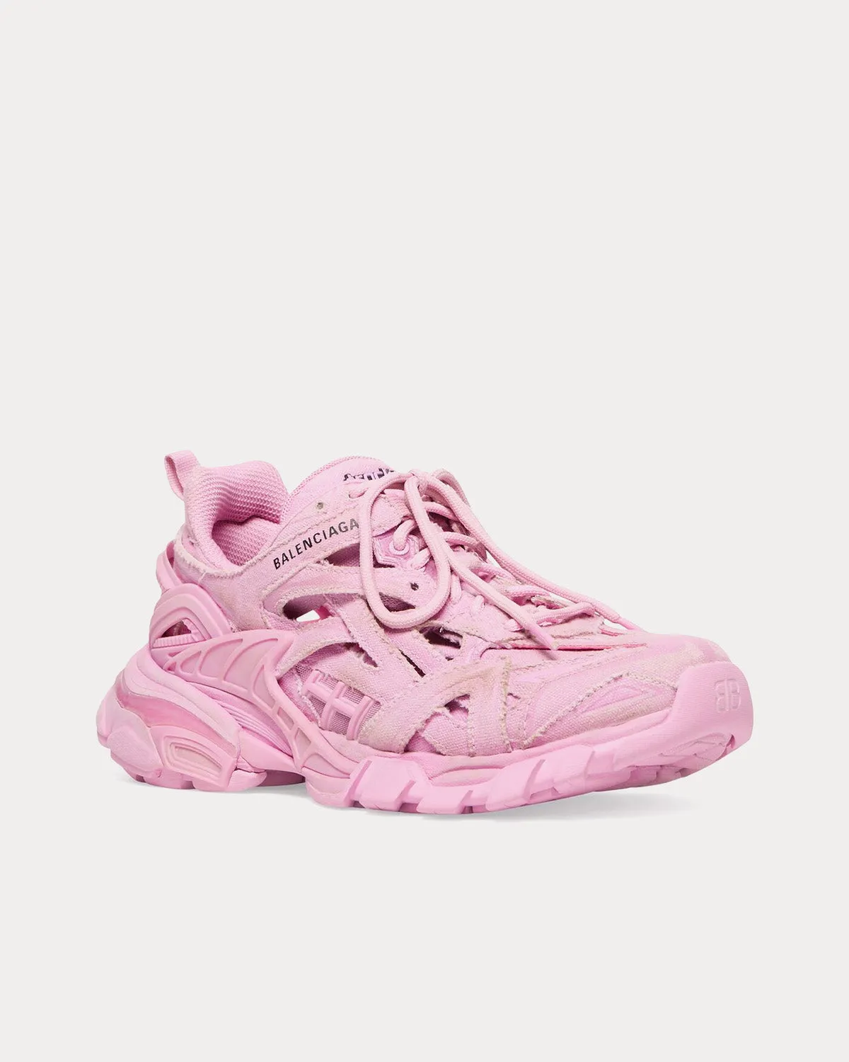 Track.2 Canvas Pink Low Top Sneakers