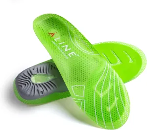 Traction Shoe Inserts  Flat Foot Athletic Shoe Insole, Plantar Fasciitis, Arch Support Insoles for Men and Women. Green - Men 9.5-10.5 / Women 10.5-11.5 / EU 42.5-44