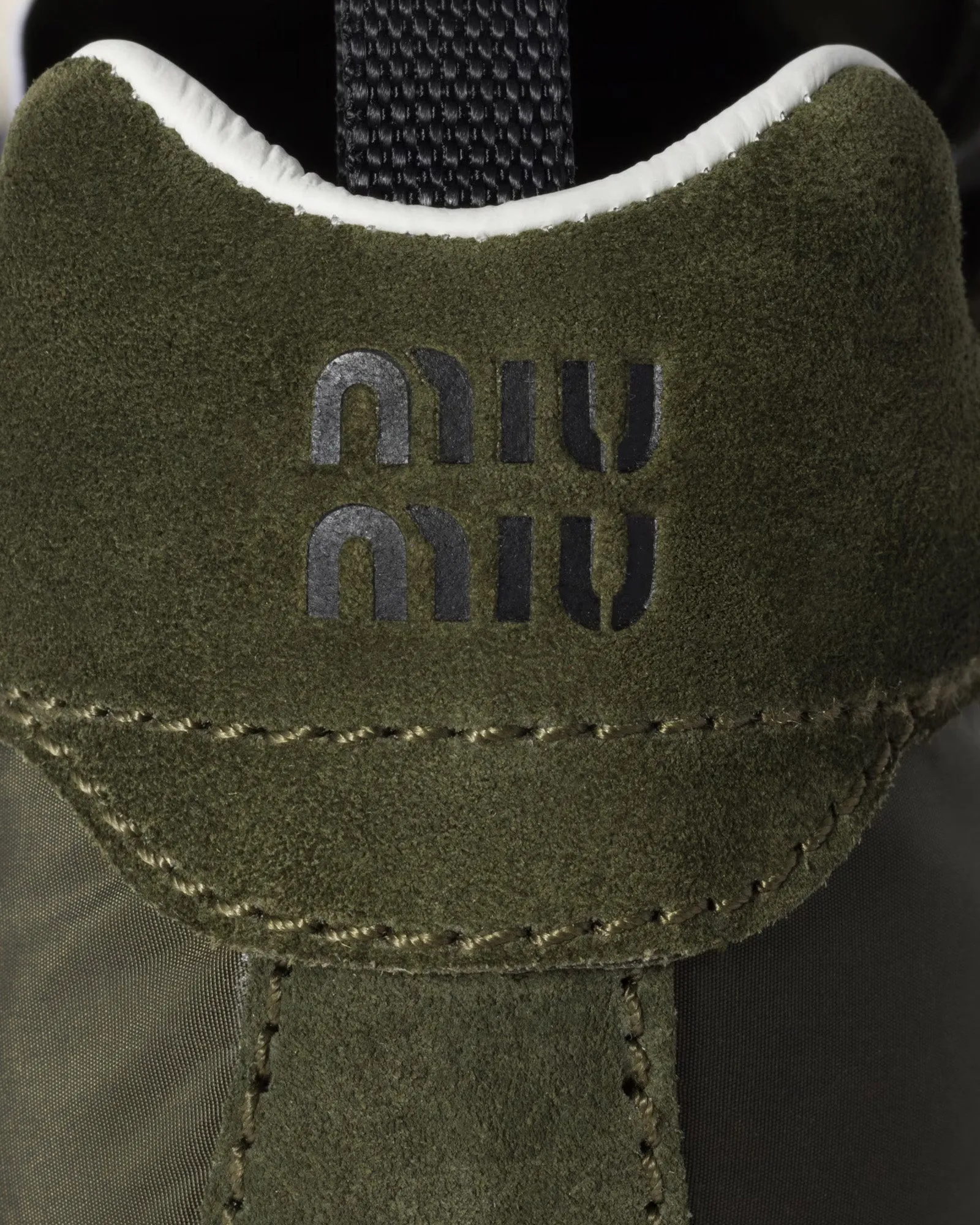 Tyre Technical Fabric & Suede Loden Green Low Top Sneakers