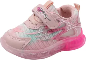 Unisex Kids' Light Up Shoes Slip On Sneaker Toddler Walking Shoes Non-Slip Breathable Sports Running Shoes