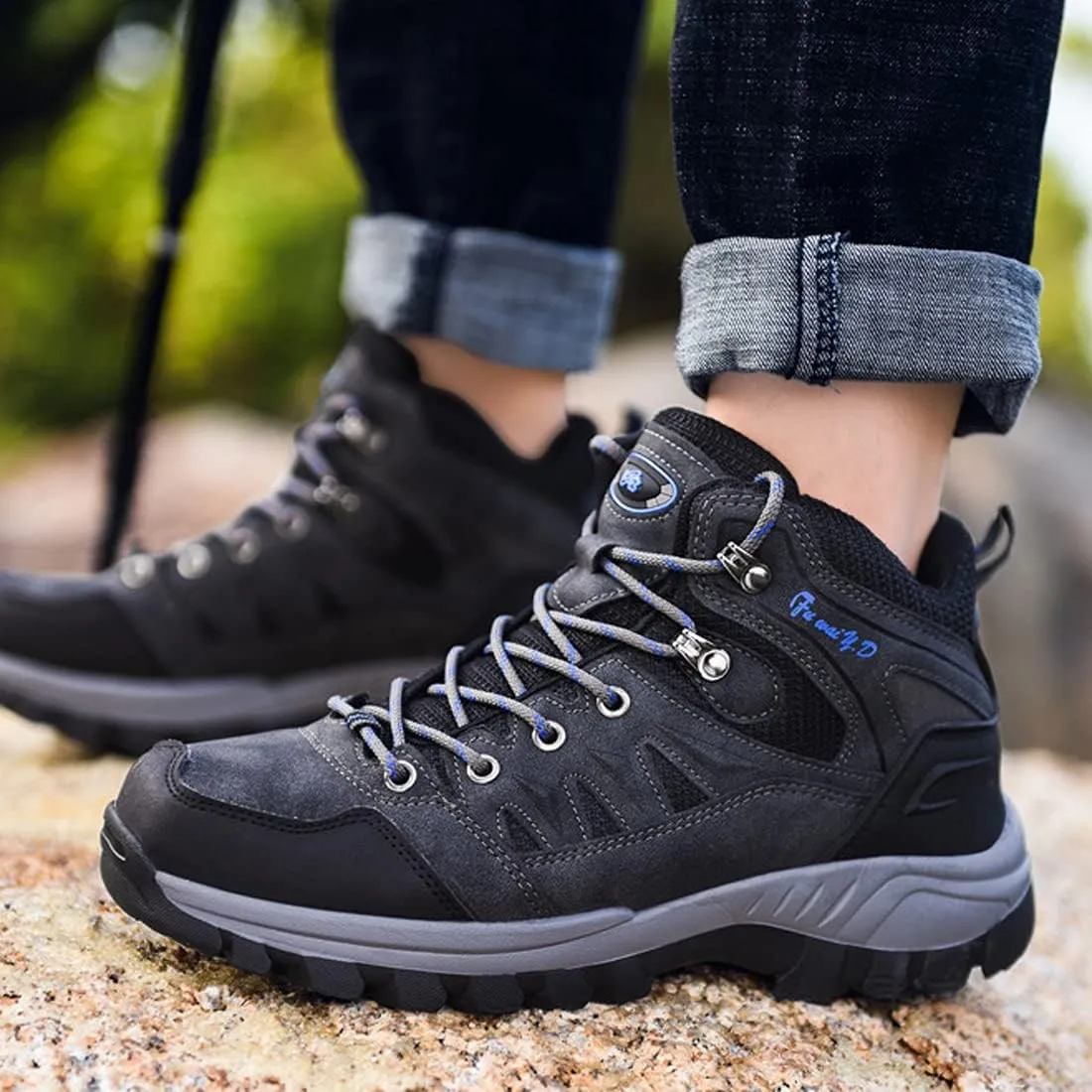Waterproof Walking Shoes Mens Womens Trainers for Outdoor Hiking Trail Running Trekking Climbing, Shoes