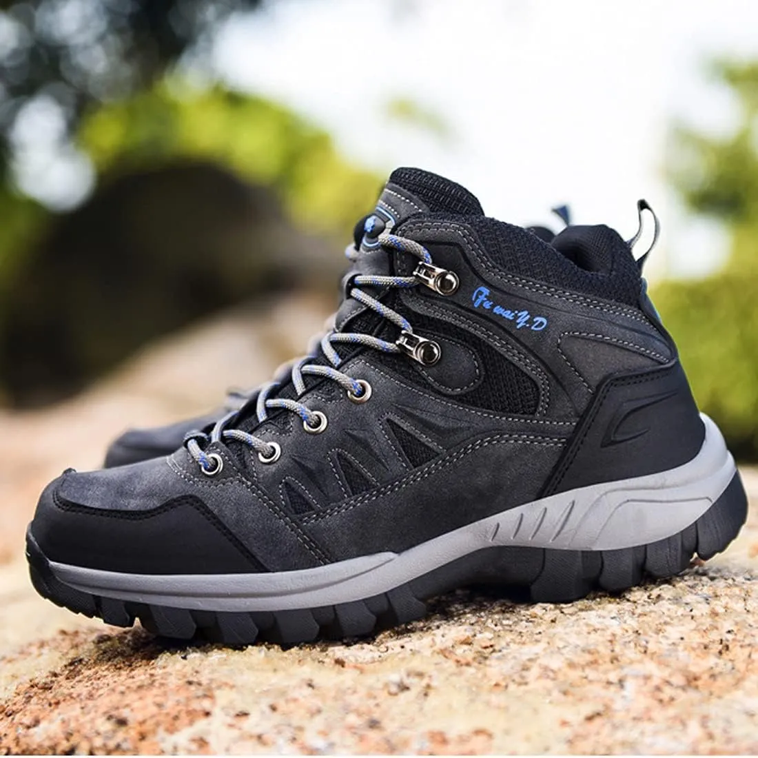 Waterproof Walking Shoes Mens Womens Trainers for Outdoor Hiking Trail Running Trekking Climbing, Shoes