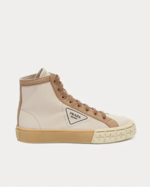 Wheel canvas Corda Khaki High Top Sneakers