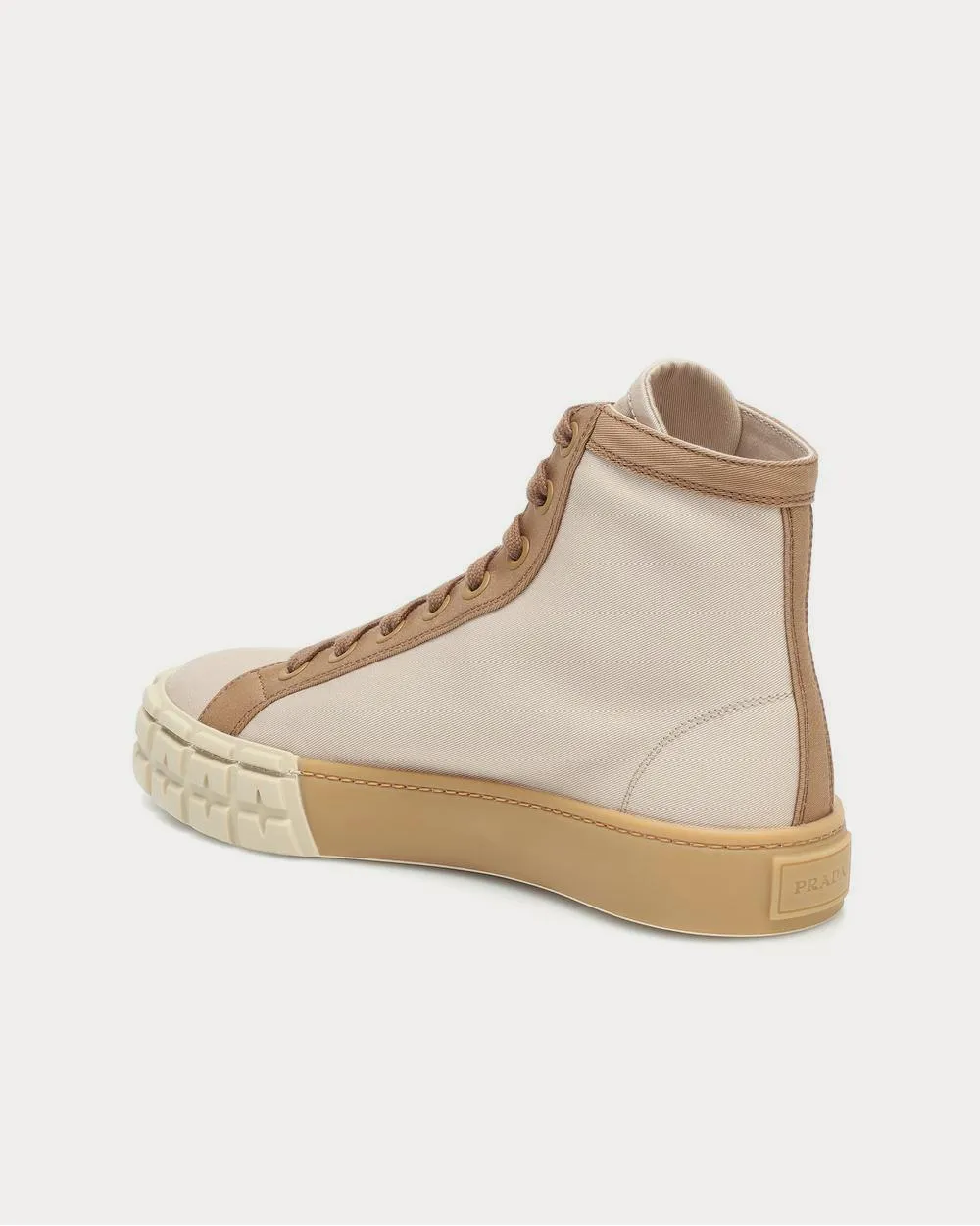 Wheel canvas Corda Khaki High Top Sneakers