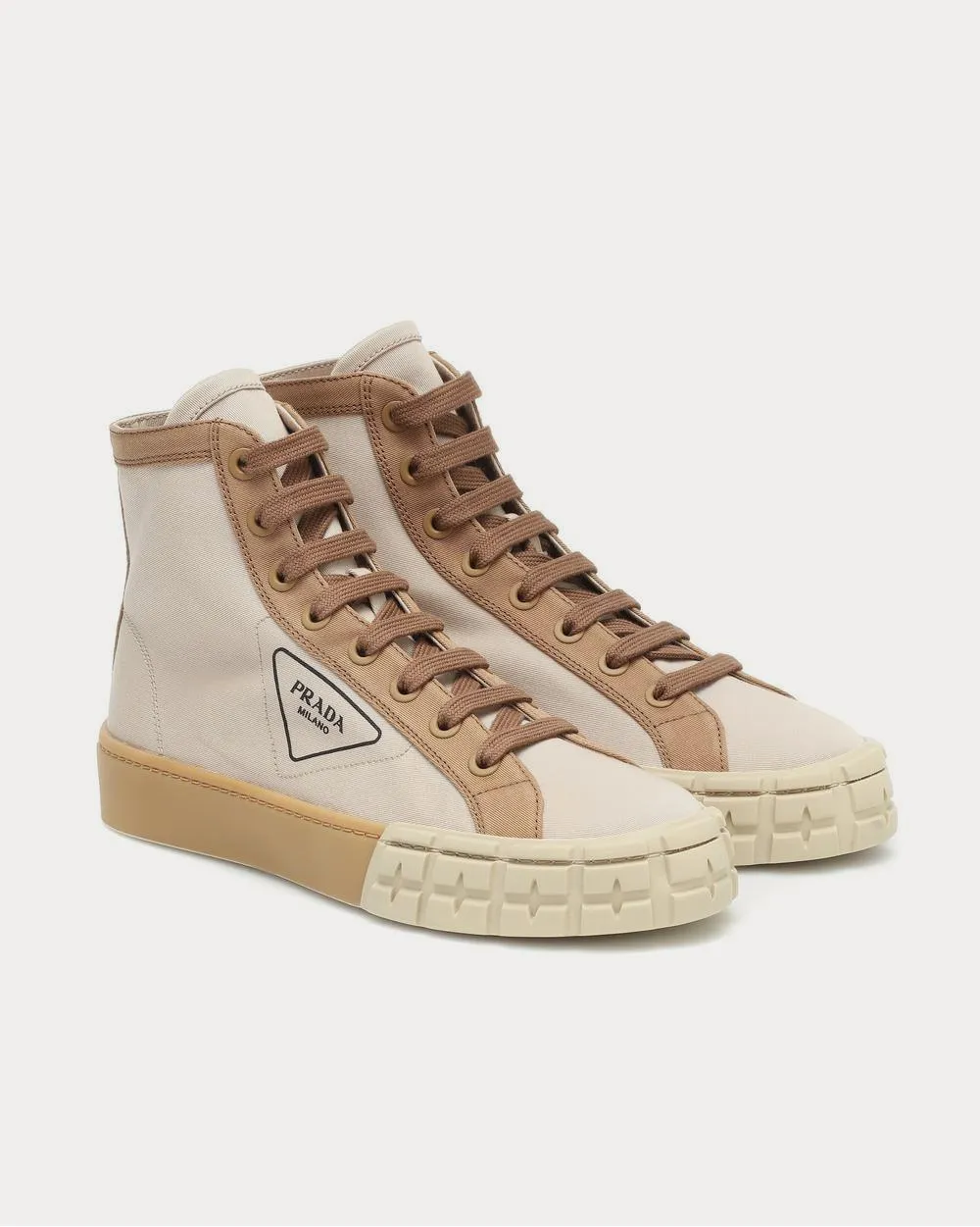 Wheel canvas Corda Khaki High Top Sneakers