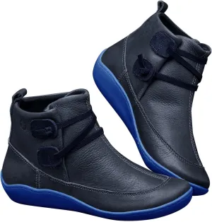 Winter Boots for Women Ankle Black Suede Booties Ladies Hiking Boots Ankle Bootie for Women with Heel Keep Warm Flat Bottom Chunky Low Heel Classic Pointed Toe