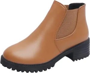 Womens Boots Fall 2024 Ankle Womens Black Booties with Heel Women Wide Boots Wedge Boot Lightweight Breathable Chunky Low Heel Classic Pointed Toe
