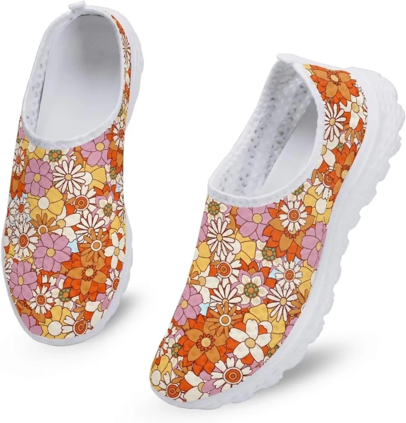 Womens Slip On Sneakers Women Walking Tennis Shoes Lightweight Casual Sneakers for Gym Travel Work Pregnant