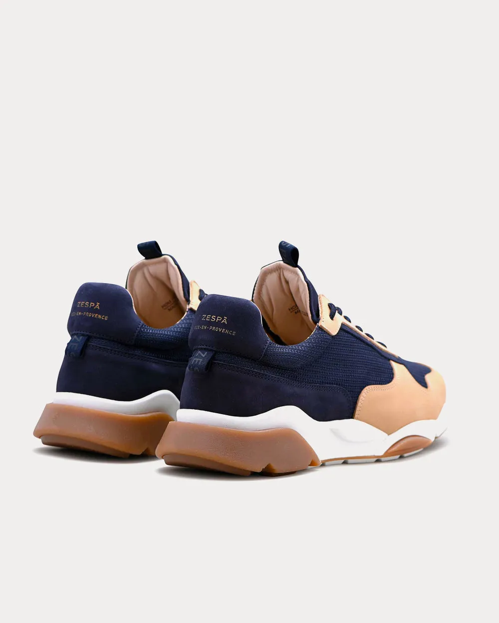 ZSP7X Textile Spike / Mix Beige / Navy Low Top Sneakers